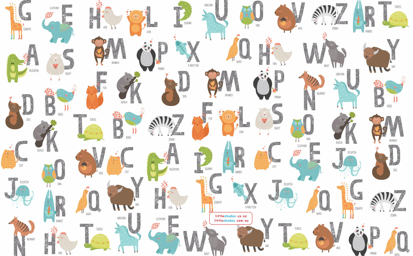 Alphabet Window Film