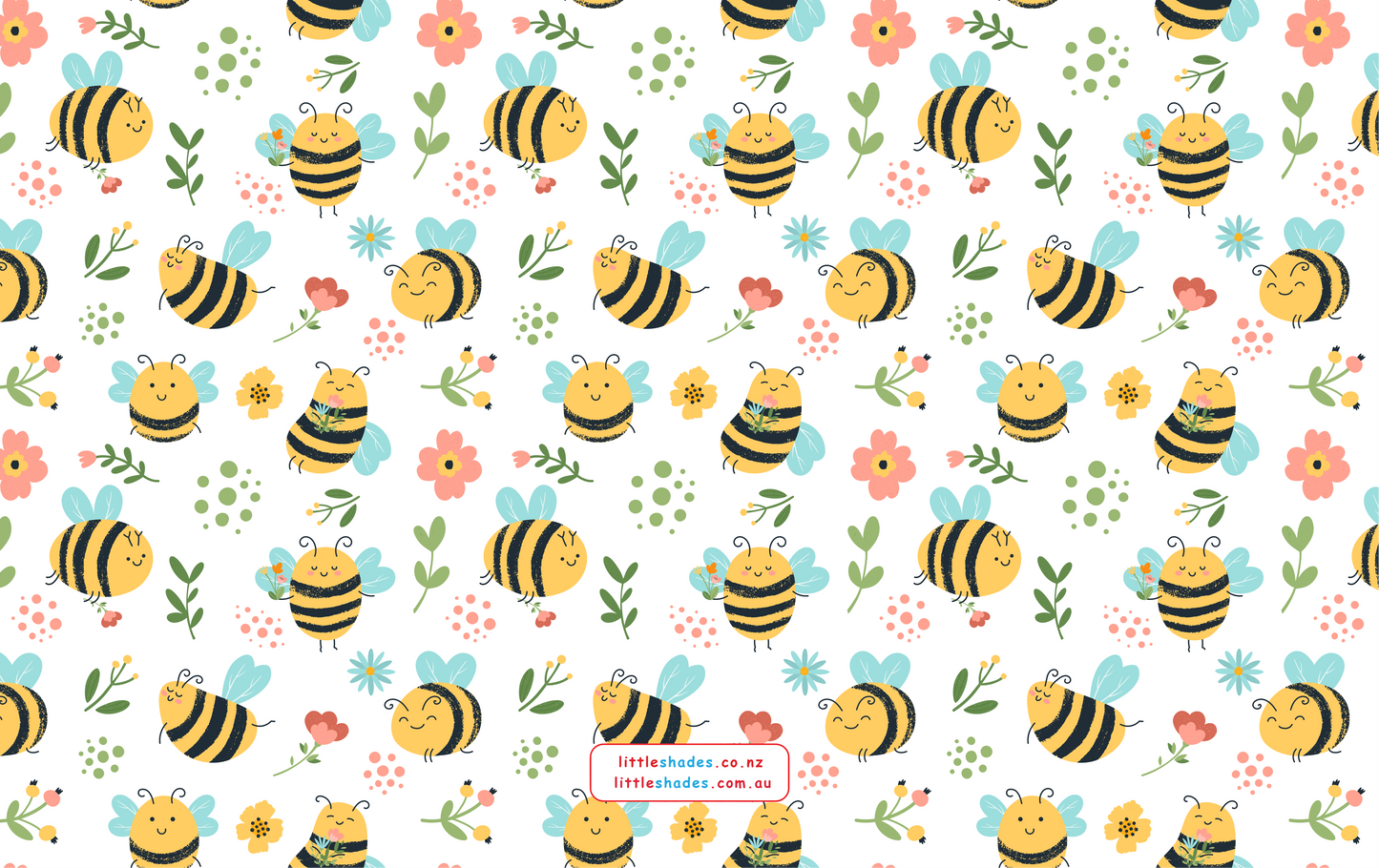 Buzzing Bees Window Film