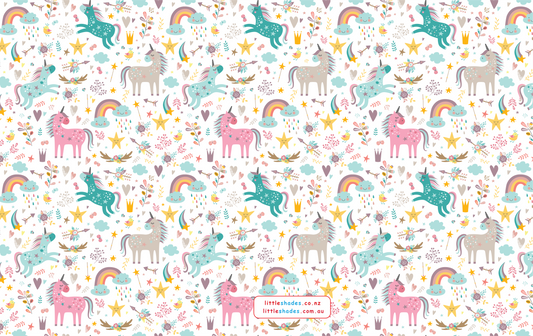 Rainbow Unicorns Window Film